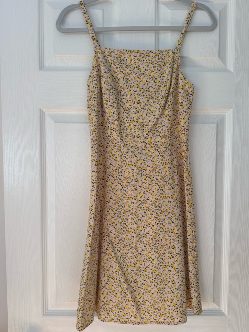 Vintage Old Navy Yellow Floral Midi Slip Dress